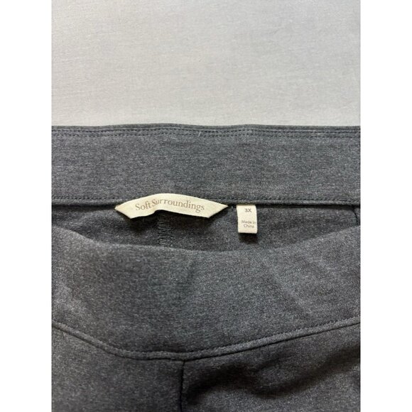 SOFT SURROUNDINGS Ponte Pull On legging Pants 3X Gray Heather NWT - Picture 7 of 12